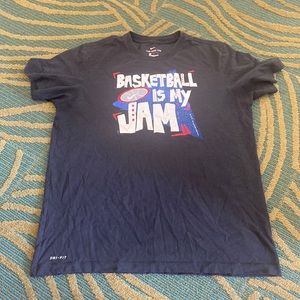 Vintage 90's Style Nike Dri-Fit Men's Large Basketball Shirt